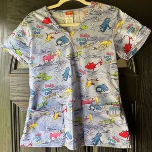 Dr. Seuss Scrub Top